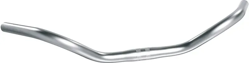Ergotec 550mm 25.4mm Stuttgarter Bugel Alloy Handlebars in Silver