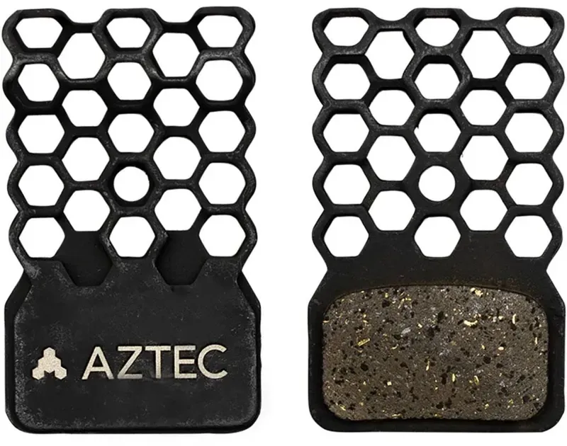 Aztec HexVent Shimano Flat Mount Disc Brake Pads in Black