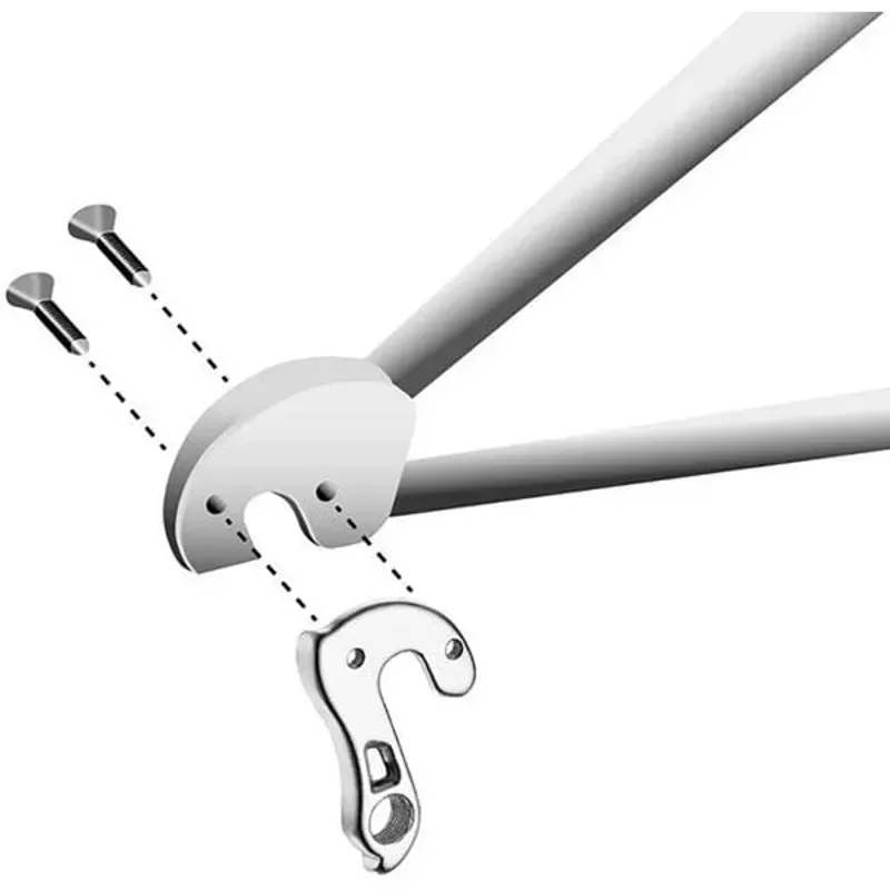 M Part Various Bike Brand Gear Hanger in Silver-2