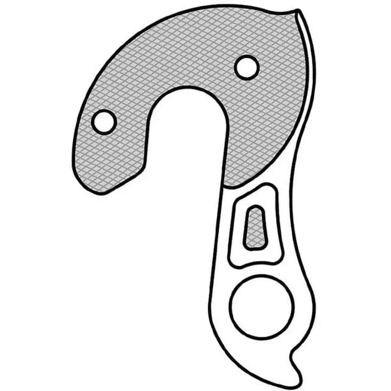 M Part Various Bike Brand Gear Hanger in Silver-3