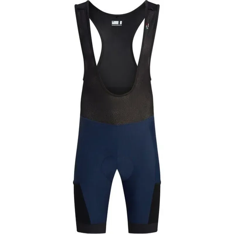 Madison Roam Cargo Bibshorts in Ink Navy