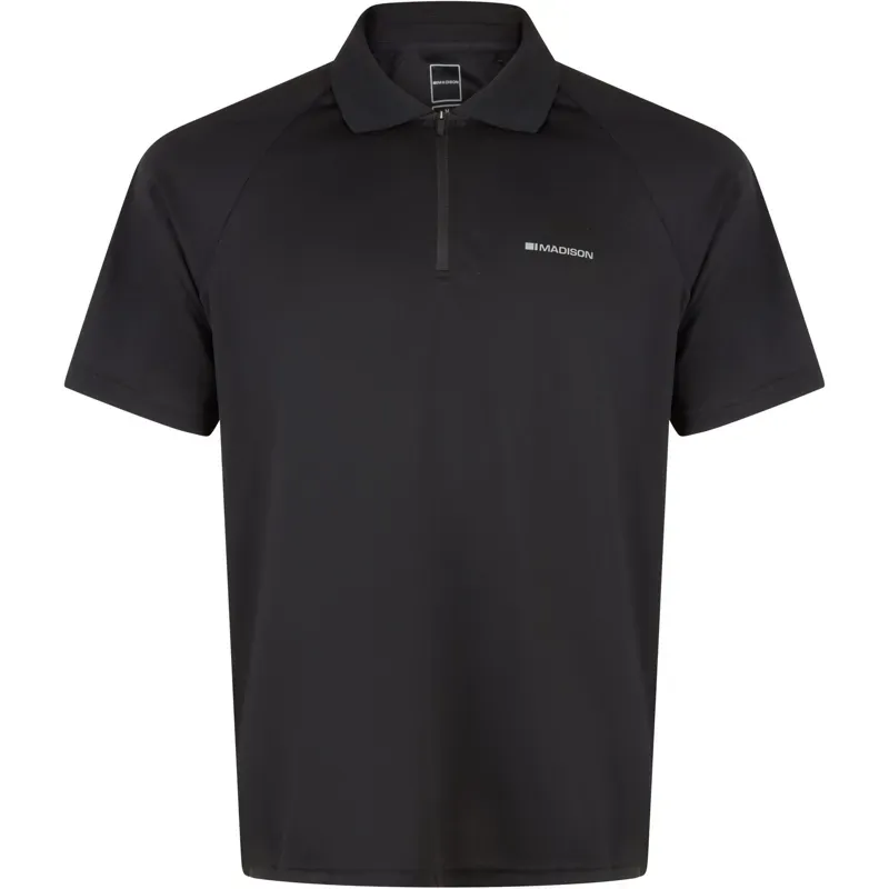Madison Roam Workshop Isoler Polo Shirt in Black