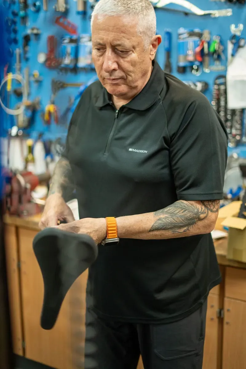 Madison Roam Workshop Isoler Polo Shirt in Black-2