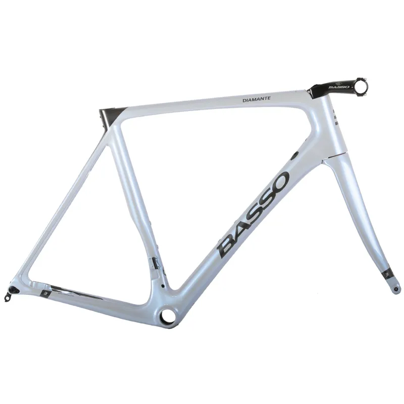 Diamante Disc Frameset White