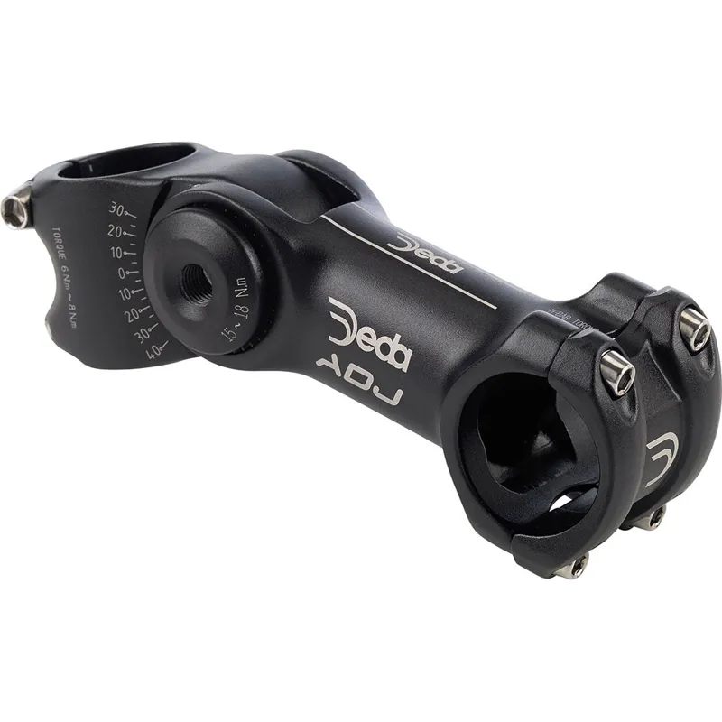 Deda Elementi Adj Adjustable Stem in Black