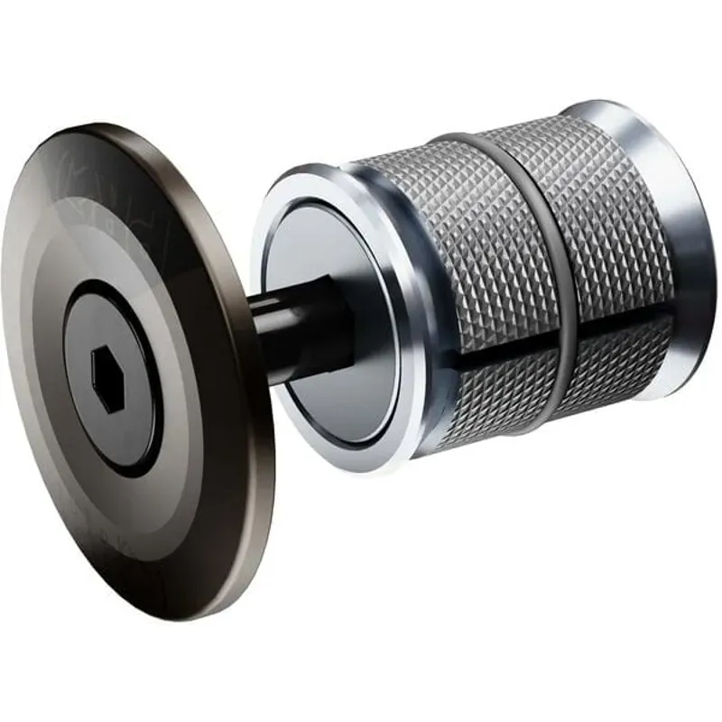 PART Gap Cap Expander Carbon 25mm 1-1/ 4 Black 1-1/4 inches